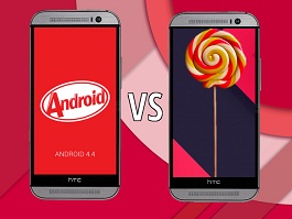 Android L vs Kitkat
